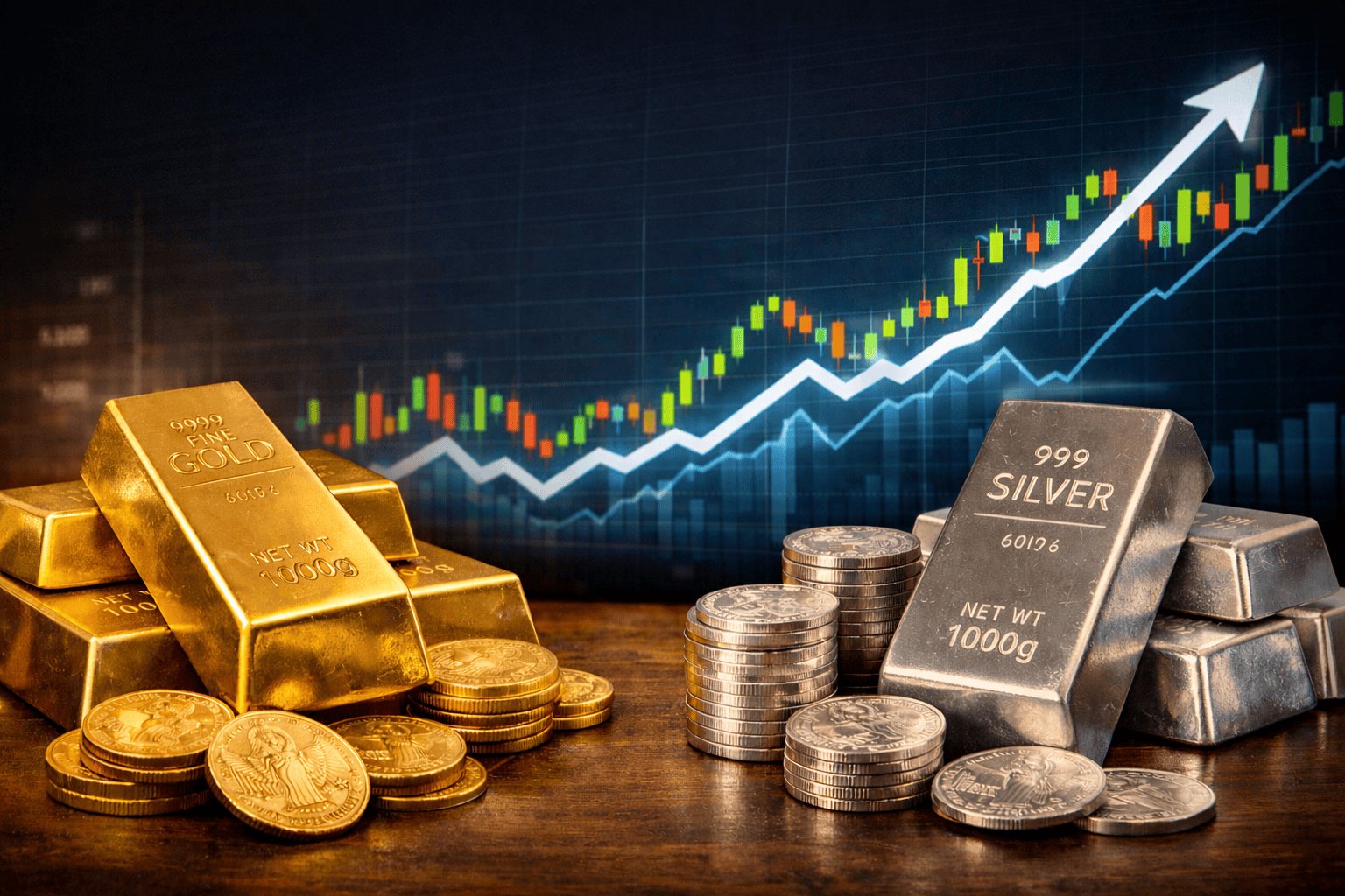 Gold (+6%) and Silver (+10%) Stage Dramatic Comeback