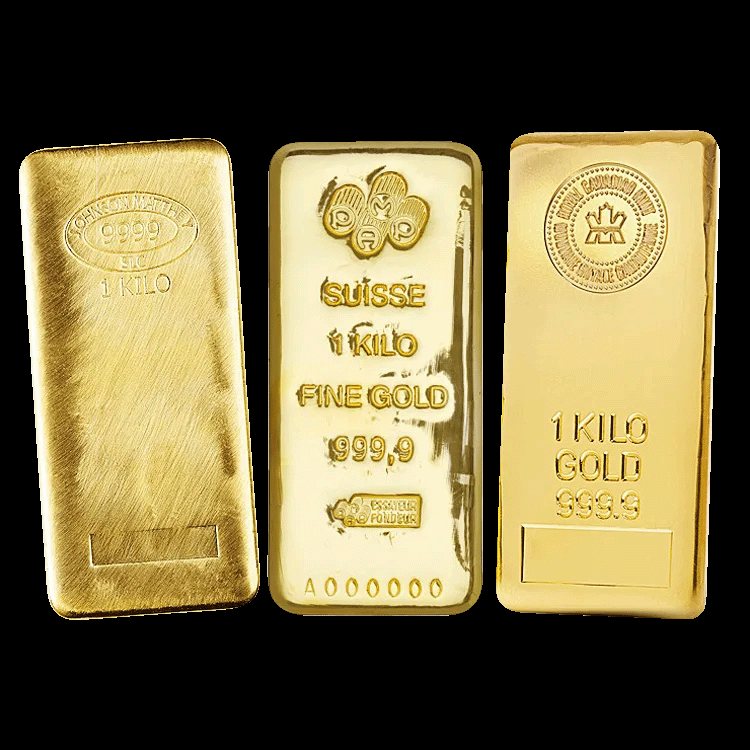 1 Kilo Gold Bar – Various Mints