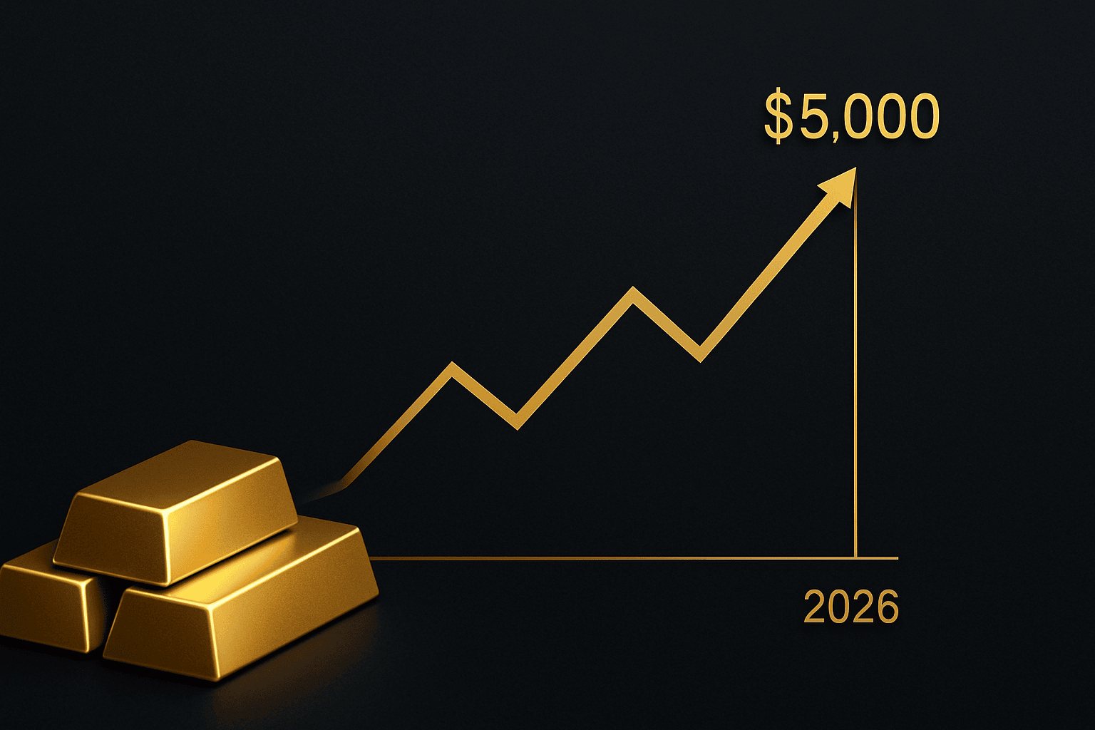 Gold Hits 3-Week High as JPMorgan Forecasts $5,000 by 2026