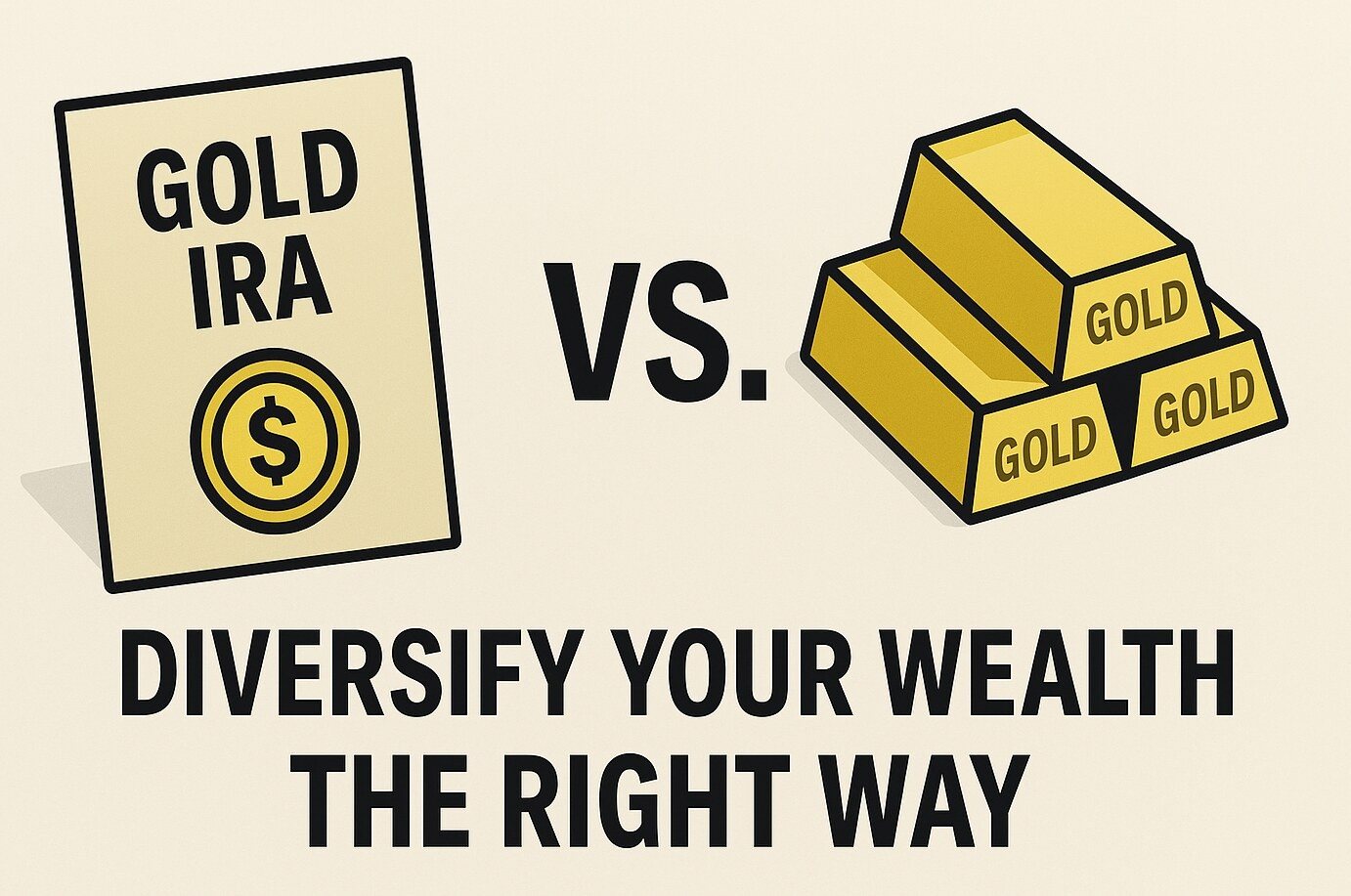 Gold IRA vs. Physical Gold: Diversify Your Wealth the Right Way