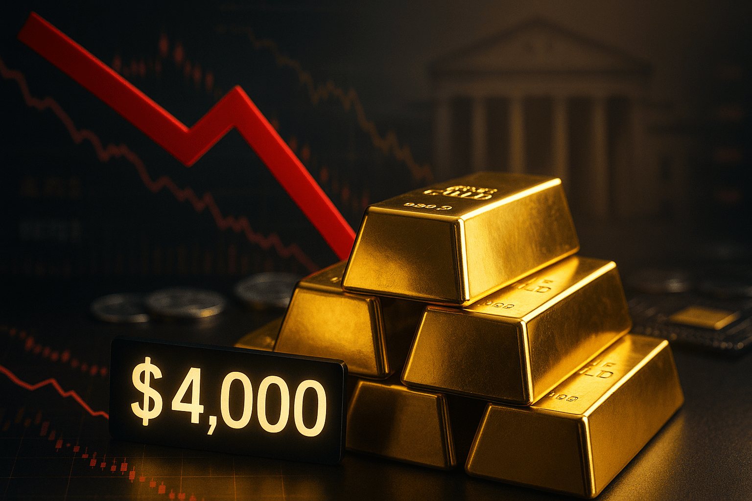 Gold Rebounds Above $4,000 as Fed Prepares Rate Cut