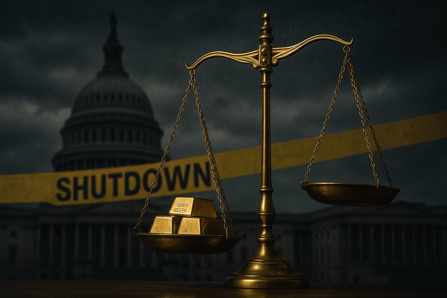 Gold Steady, Markets Fly Blind Amid Data Shutdown
