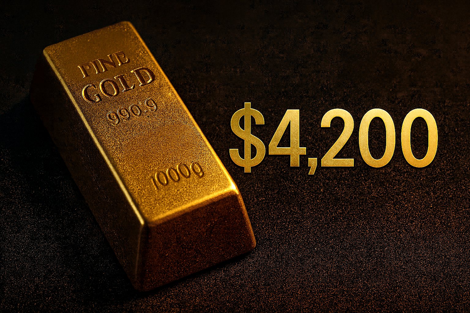 Gold Price Hits $4,200: A New Era for Gold