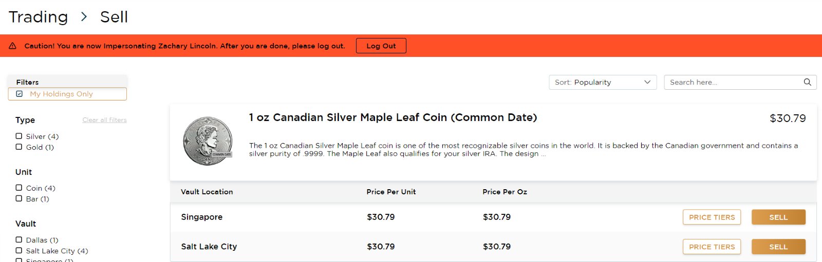 Sell Gold Silver