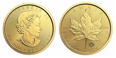 One Ounce Canadian Maple Leaf