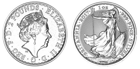 1 oz Silver Britannia Coin