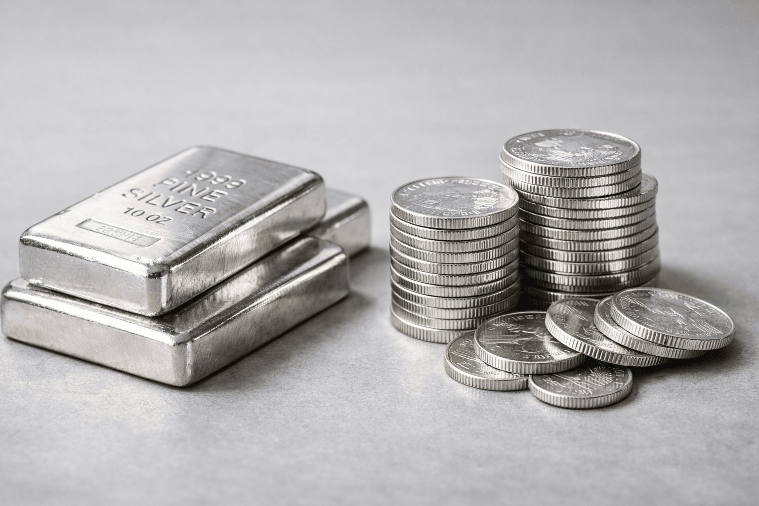 Silver Bars vs. Silver Coins: Which Is the Better Investment?