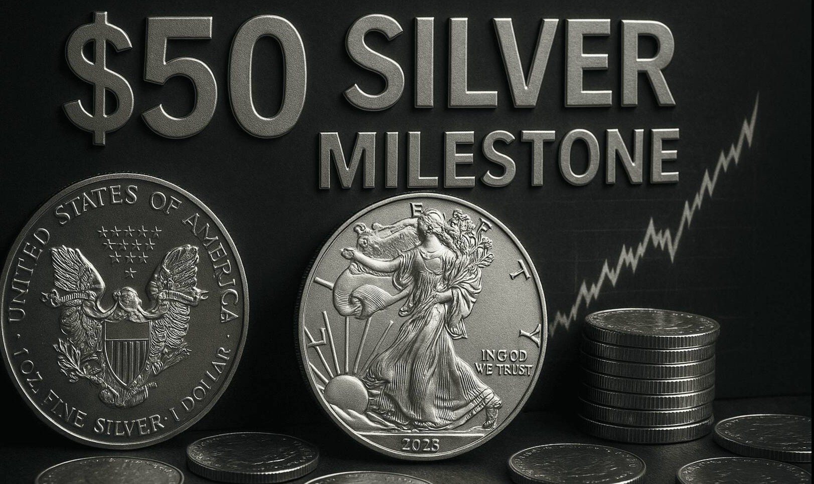 Silver Breaks $50 for the First Time Since 1980