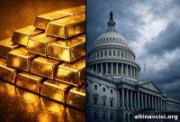 Gold Falls Amid War as U.S. Debt Tops $39 Trillion: Market Update