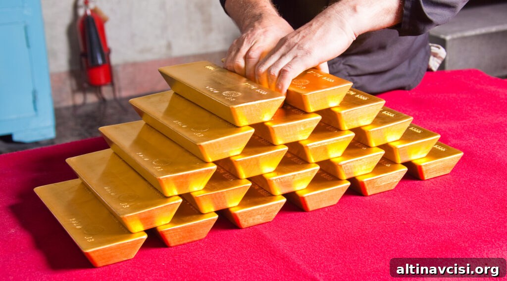 pile of gold bars