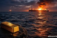 New Shipping Lane Conflict Sends Gold Prices Lower